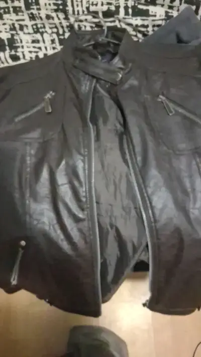 Chaqueta de cuero negra Bellota talla S - miniatura 5