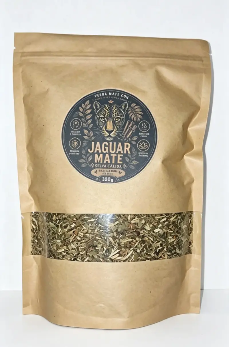 Yerba Mate Jaguar Selva Cálida 300g Recarga - 1