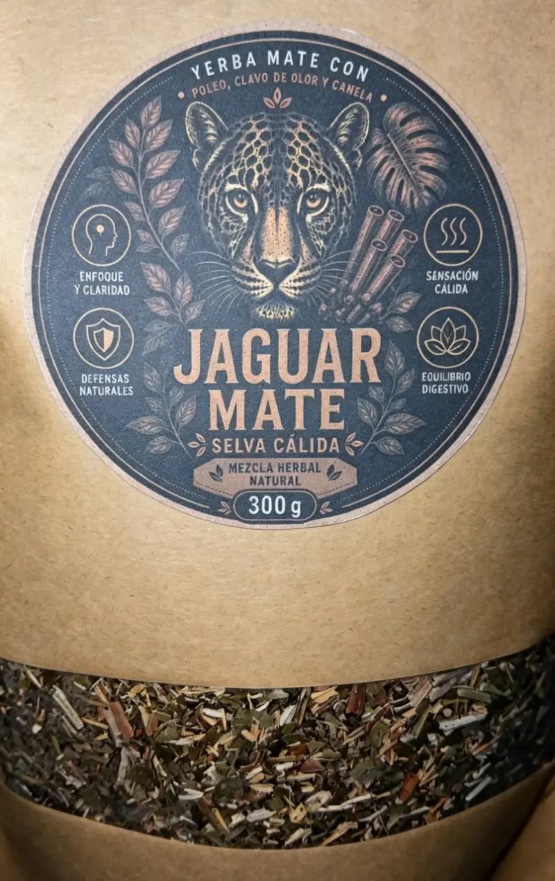 Yerba Mate Jaguar Selva Cálida 300g Recarga - 2