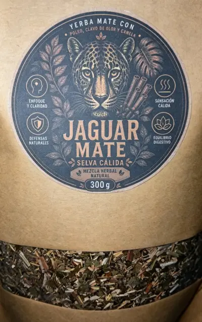 Yerba Mate Jaguar Selva Cálida 300g Recarga - miniatura 2