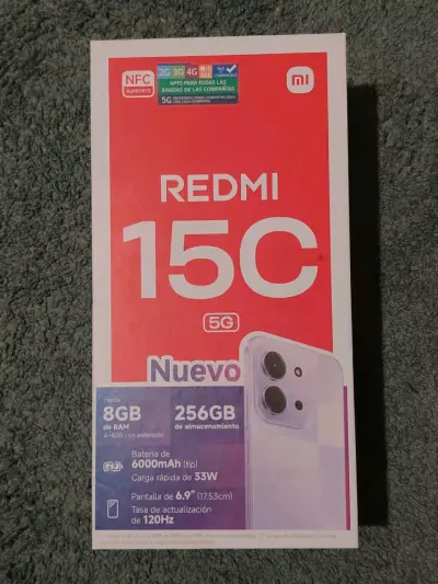 Smartphone Xiaomi Redmi 15C 5G 256GB Negro - miniatura 3