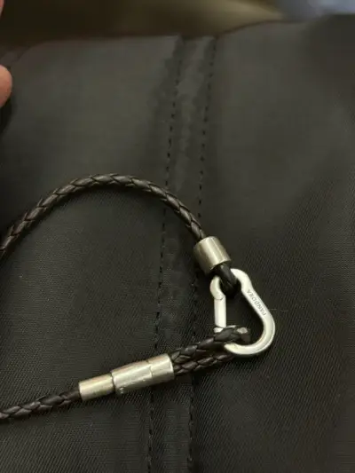 Brazalete Pandora de Cuero Trenzado Marrón - miniatura 4