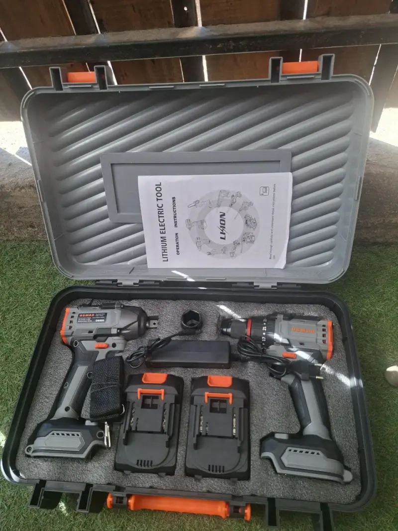 Llave de impacto 350nm + atornillador inalambrico