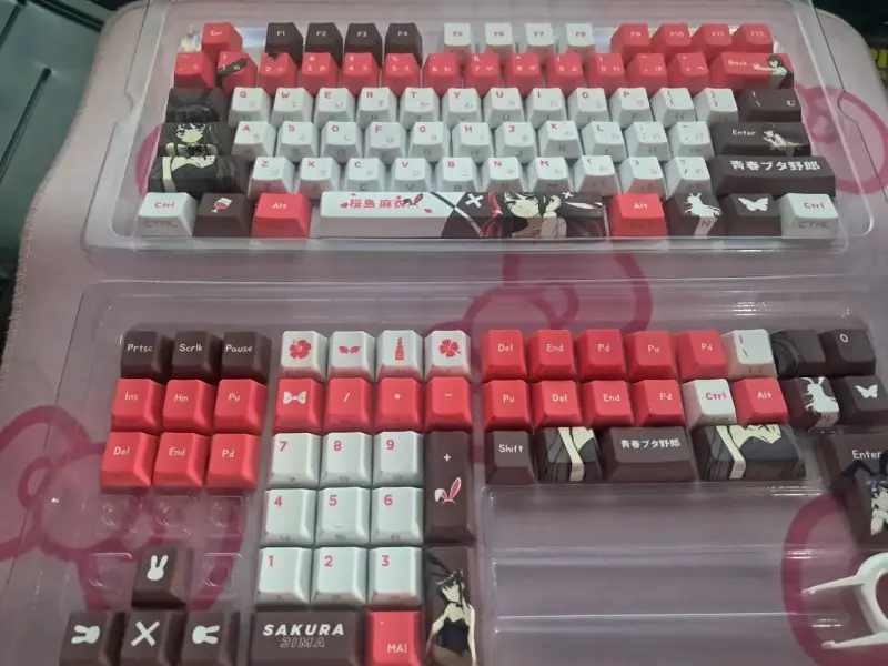 Set de Keycaps Temáticos Anime para Teclado Mecánico