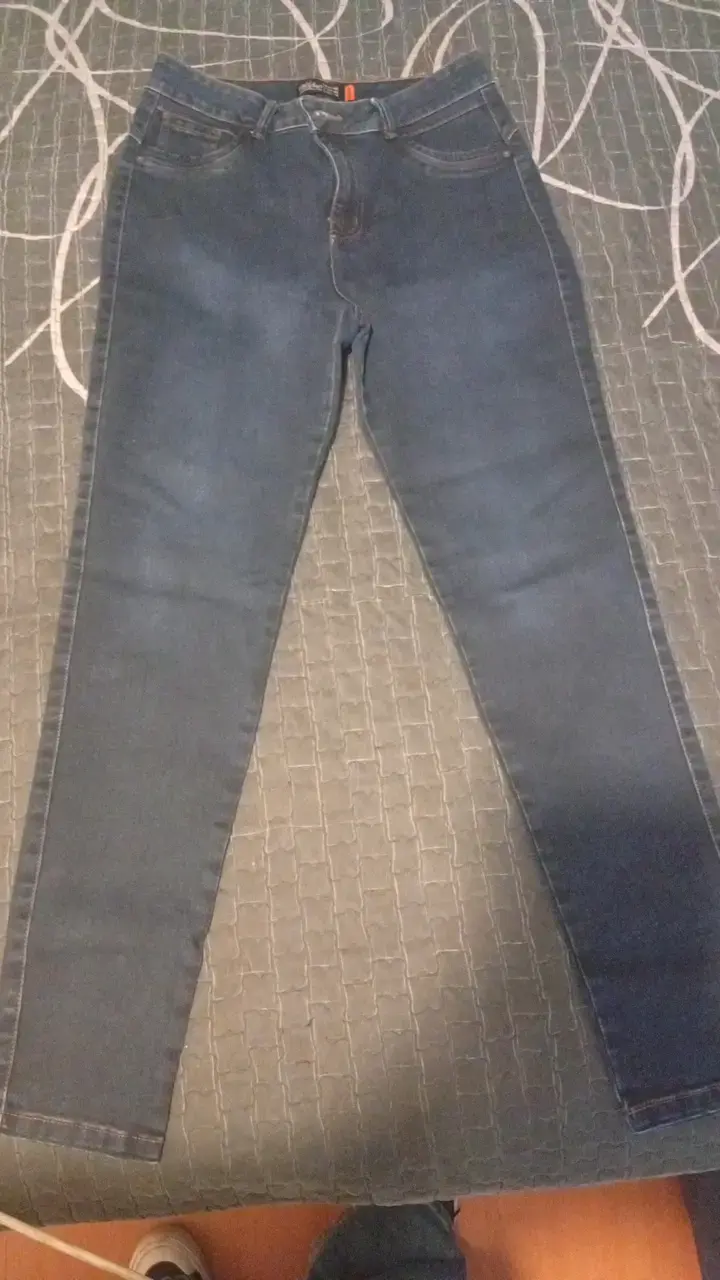 Jeans azul oscuro para mujer talla 42 - 1