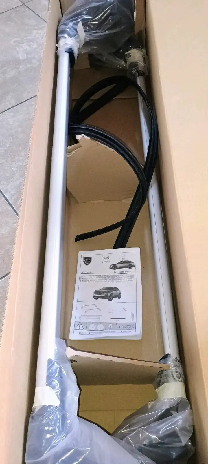 Juego Barras De Techo Transversales Peugeot 3008 - 4