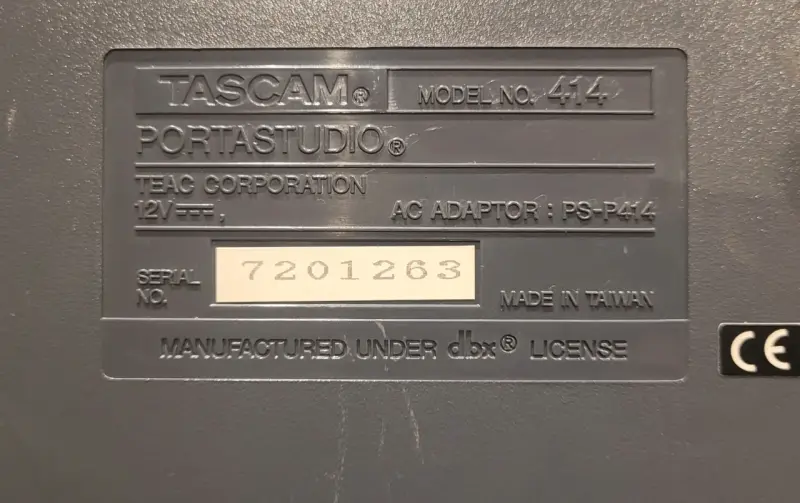 Grabadora multipista Tascam Portastudio 414 - 5