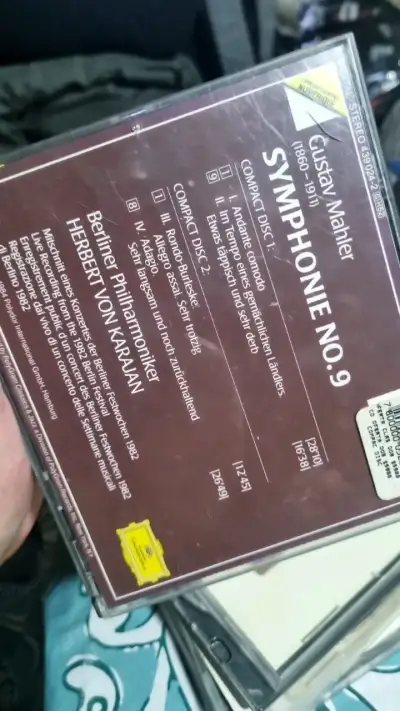 CD Mahler Sinfonía No. 9 por Karajan - miniatura 3