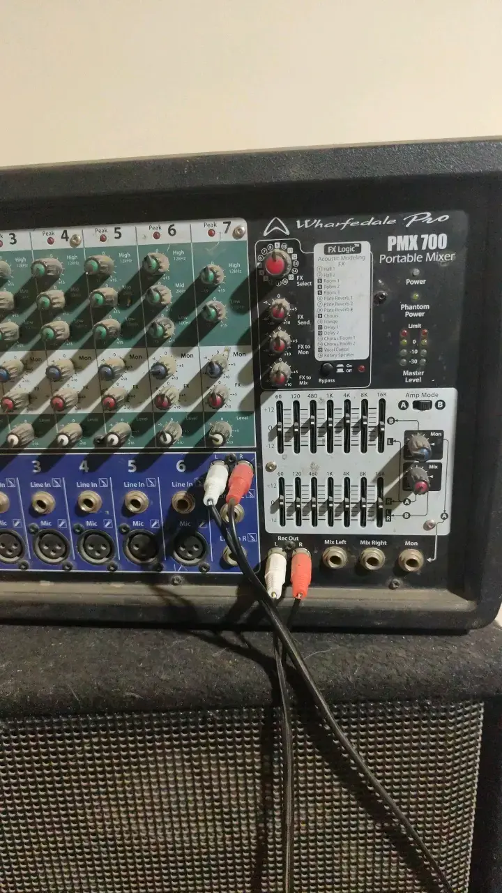 Mezclador portátil Wharfedale Pro PMX 700