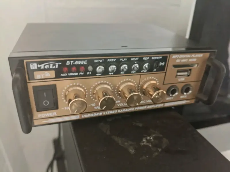 Amplificador Karaoke Telr BT-698E con USB y SD - 2