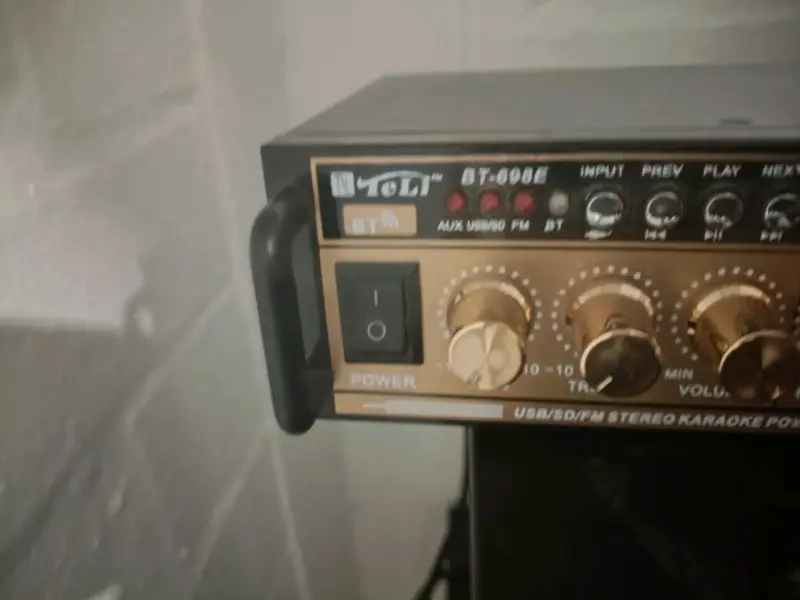 Amplificador Karaoke Telr BT-698E con USB y SD - 3