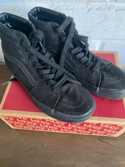 Zapatillas Vans Sk8-Hi Negras Talla 36 - miniatura 2