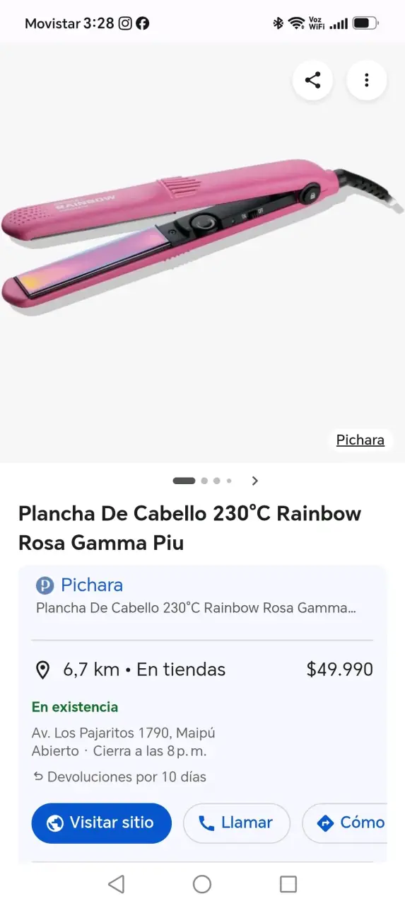 Plancha de Cabello Rosa Gamma Piu Rainbow - 1