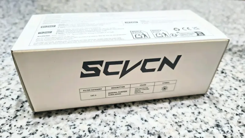 Gafas deportivas blancas SCVCN para deporte - 4