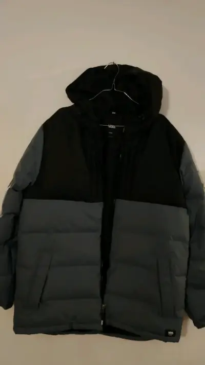 Chaqueta Vans gris con cierre resistente - miniatura 1