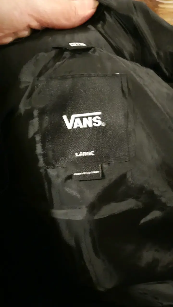 Chaqueta Vans gris con cierre resistente - 2