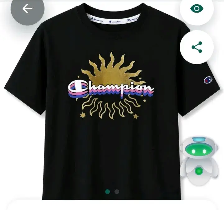 Polera Champion azul con logo - 2