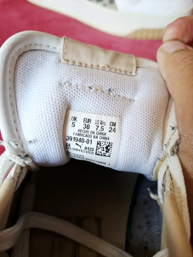 Zapatillas Puma blancas con estampado animal - 2