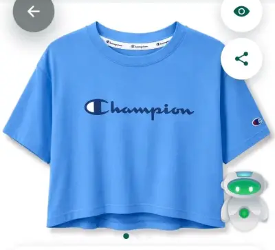 Polera Champion azul para mujer - miniatura 1