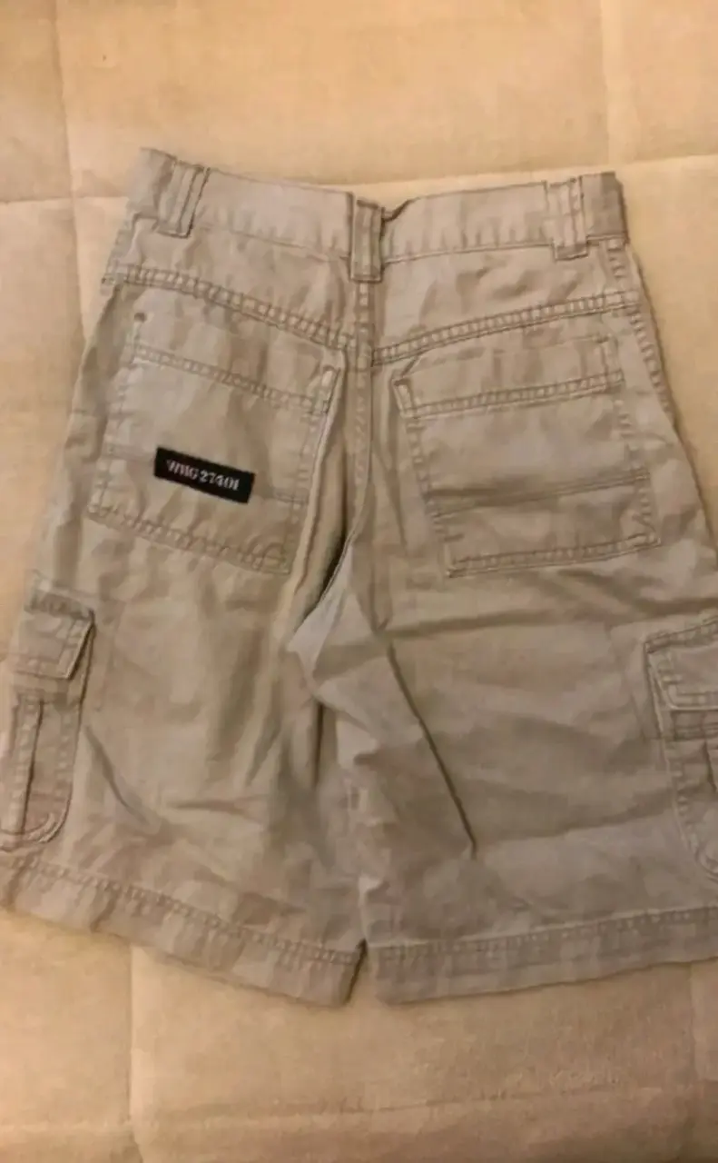 Bermudas cargo beige de algodón - 2