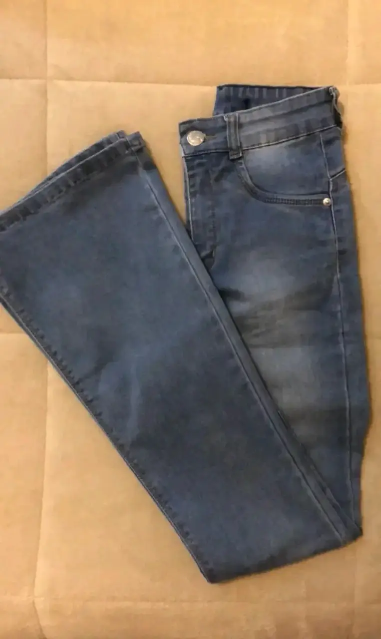 Jeans azul oscuro para mujer - 1