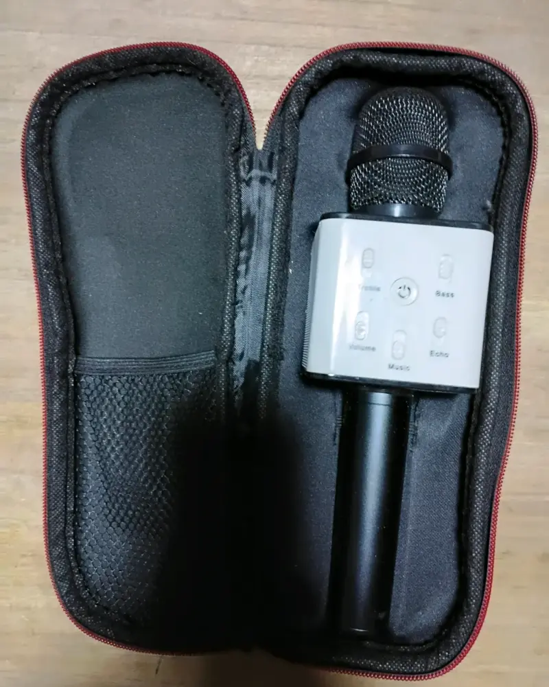 Micrófono Karaoke Inalámbrico con Estuche