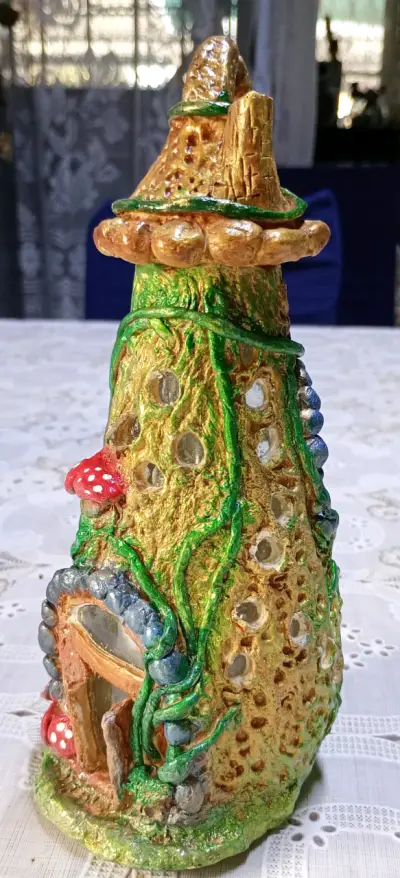 Casitas de Hadas Decorativas de Cerámica - miniatura 3