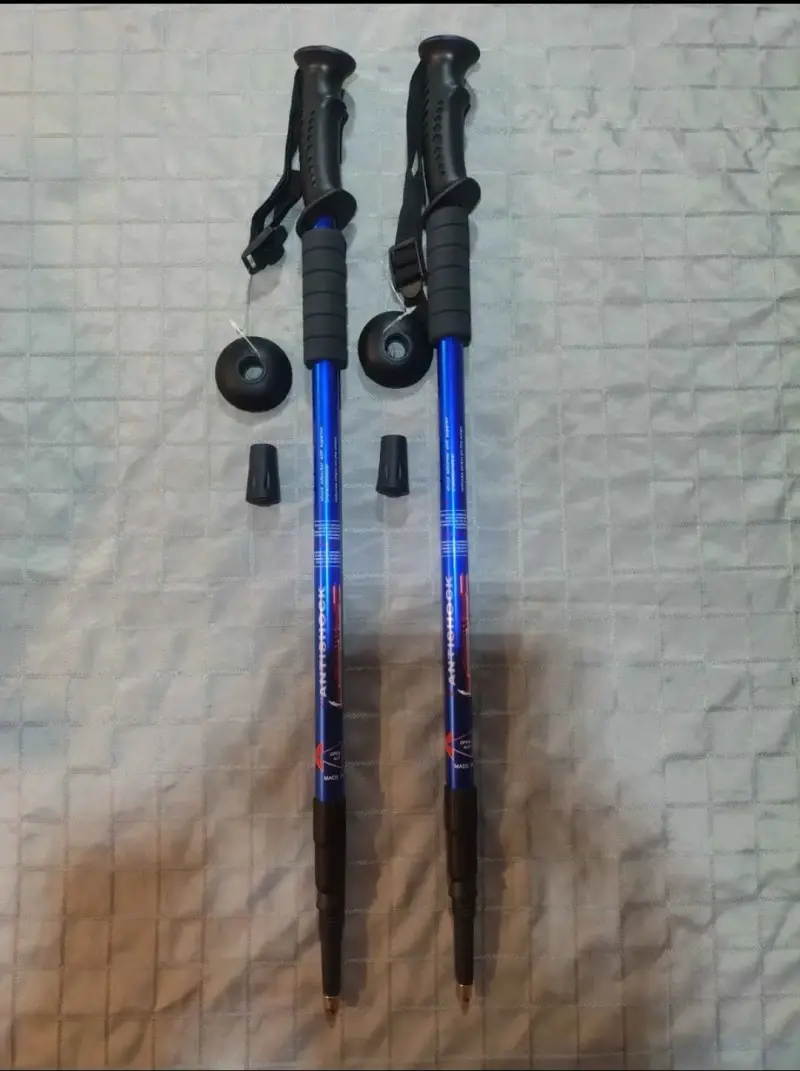 Bastones de Trekking Antishock Azul