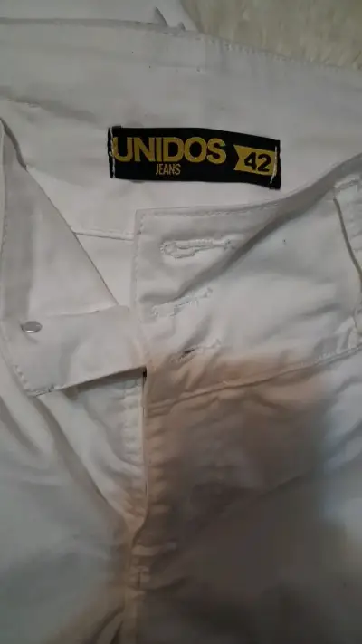 JEANS  UNIDOS blancos Unidos talla 42 - miniatura 1