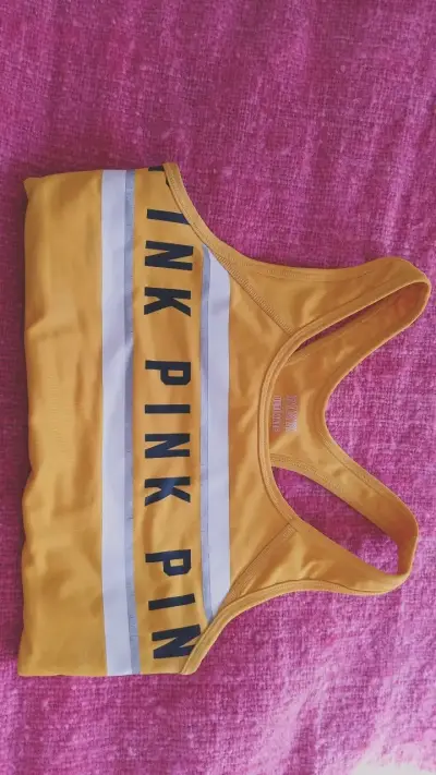 Top deportivo amarillo Pink Ultimate - miniatura 1