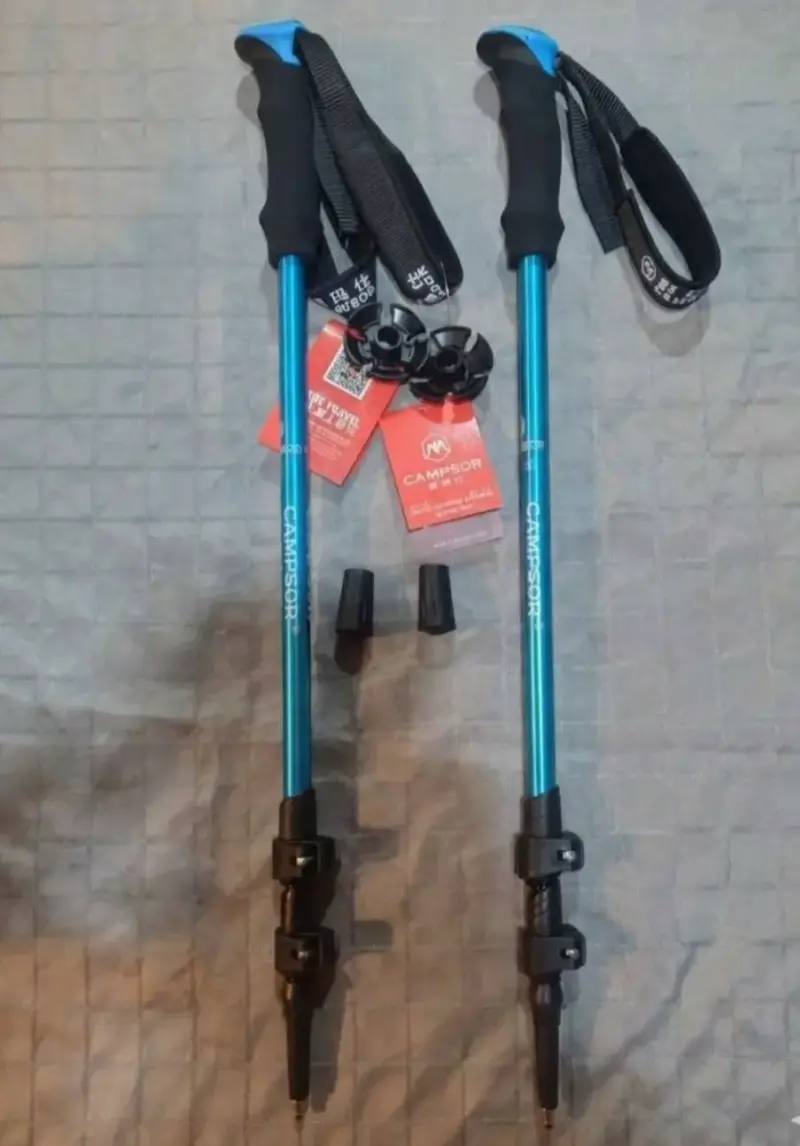 Bastones de Trekking Ajustables Campsor celeste