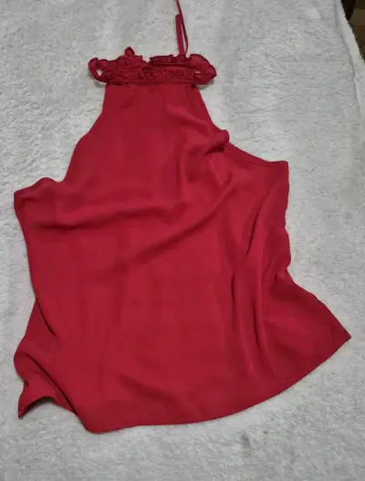 Blusa roja sin mangas Shein talla L - miniatura 1