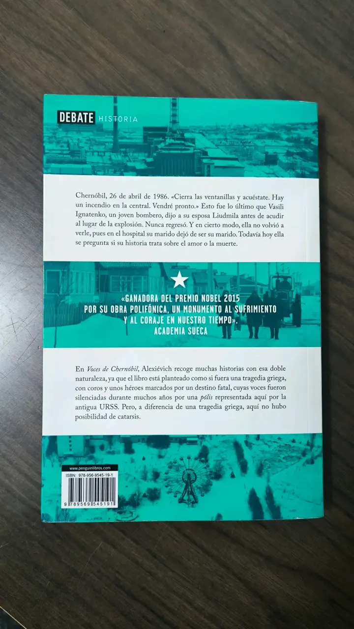 Libro Voces de Chernóbil de Svetlana Alexiévich - 2