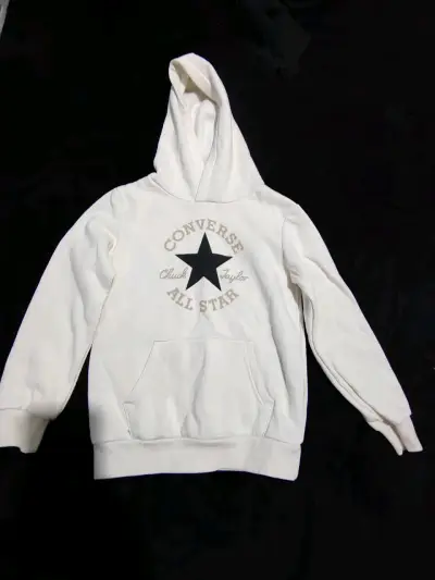 Conjunto deportivo Converse blanco y beige talla 7 - miniatura 1
