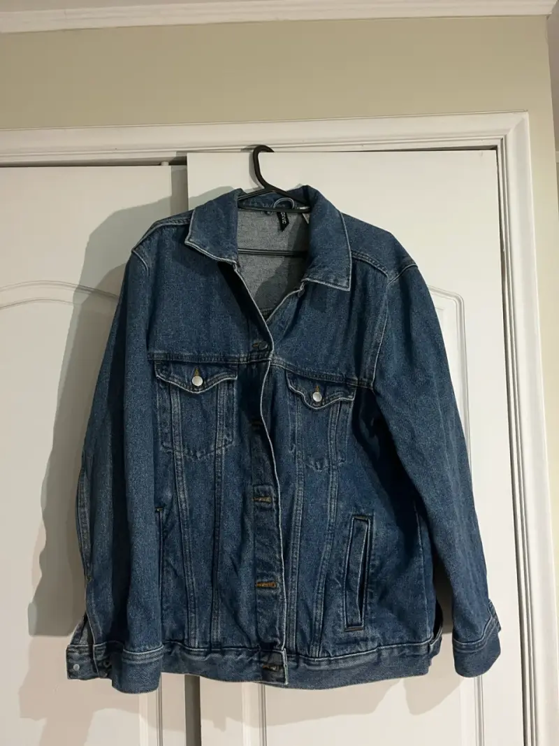 Chaqueta de mezclilla azul - 1