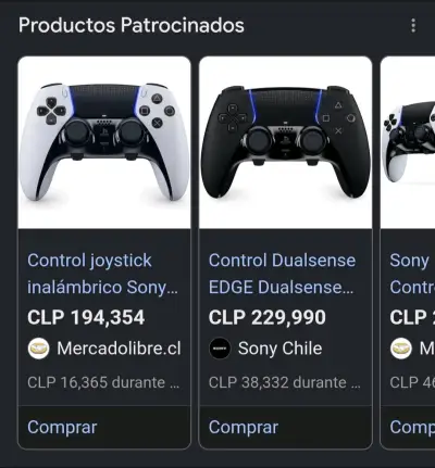 Control original Sony PS5 Dualsense Edge 1 semana - miniatura 2
