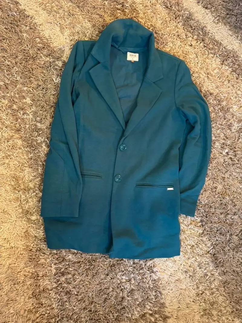 Blazer verde oscuro para mujer Icono