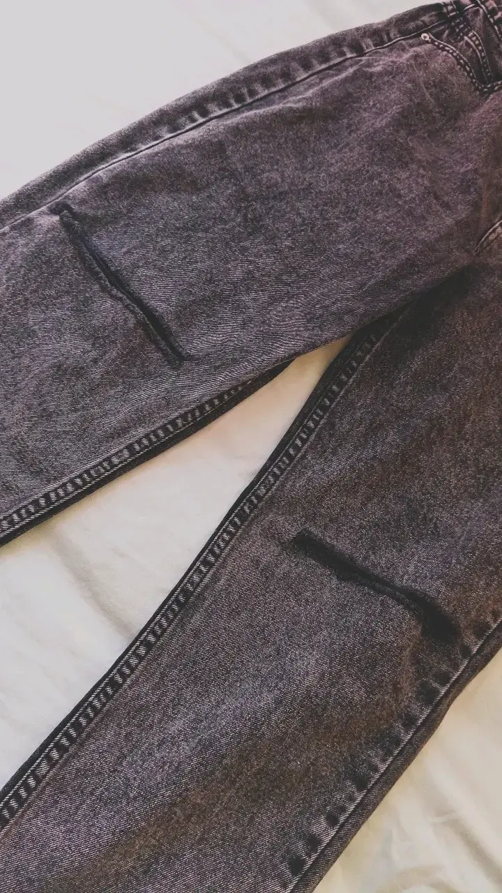 Jeans negros desgastados Sybilla Kelly para mujer - 3