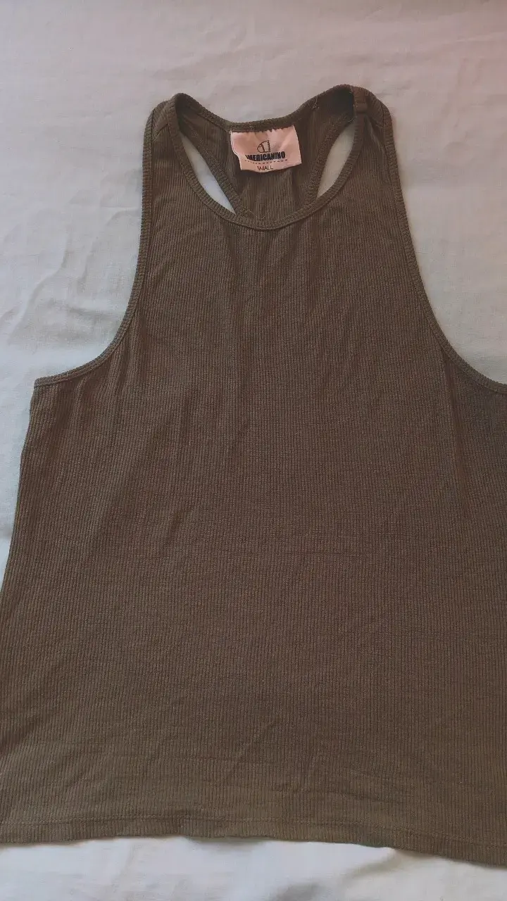 Polera sin mangas verde Americano - 1