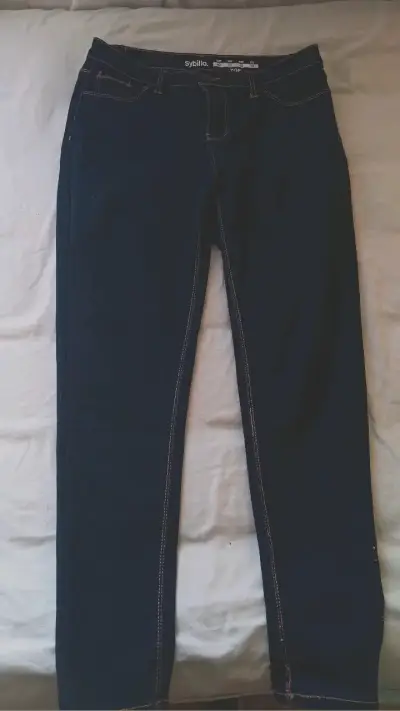 Jeans azul oscuro Sybilla Zoe para mujer - miniatura 1