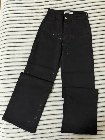 Pantalones negros con brillo Menina - miniatura 1
