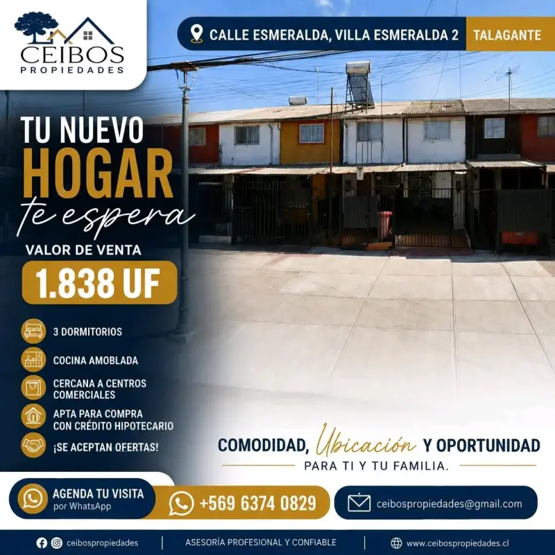 Se vende casa en Talagante - 1