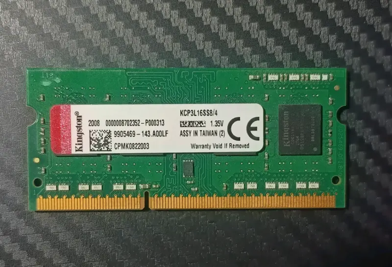 Memoria RAM Kingston 4GB DDR3L 1600MHz - 1