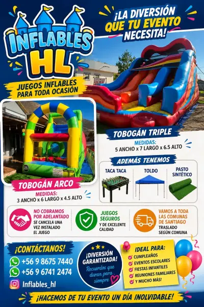 ARRIENDO JUEGOS INFLABLES - miniatura 1