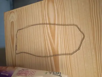 Cadena de plata estilo cubano - miniatura 3