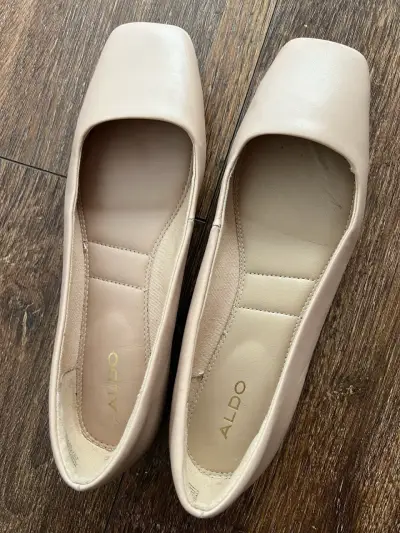 Zapatos planos de cuero beige Aldo - miniatura 1