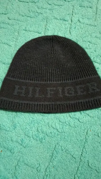 Gorro de lana negro Tommy Hilfiger - miniatura 1