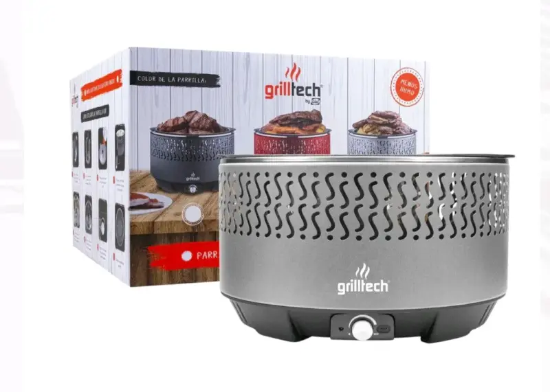 Parrilla portátil sin humo Grilltech