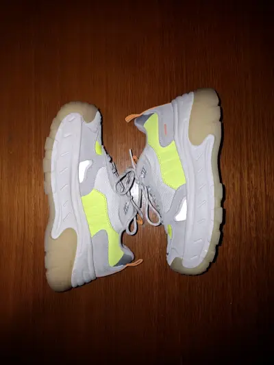 Zapatillas deportivas Coolway gris y verde - miniatura 2