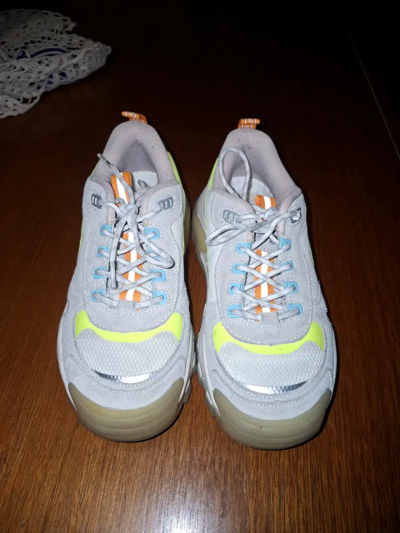 Zapatillas deportivas Coolway gris y verde - 3